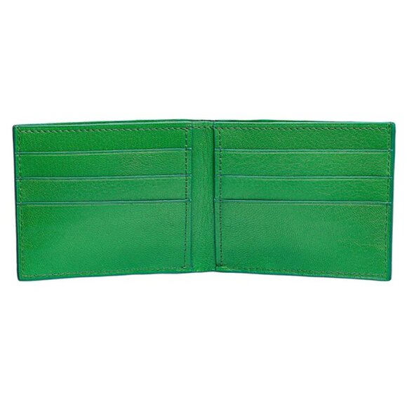 All-Season Wallet – Real Alligator Leather - Lacquer Green - Picture 4 of 5
